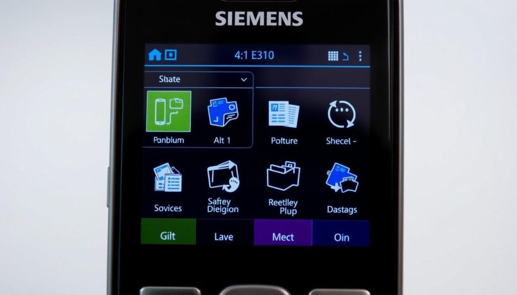 ekran Siemens Gigaset E310