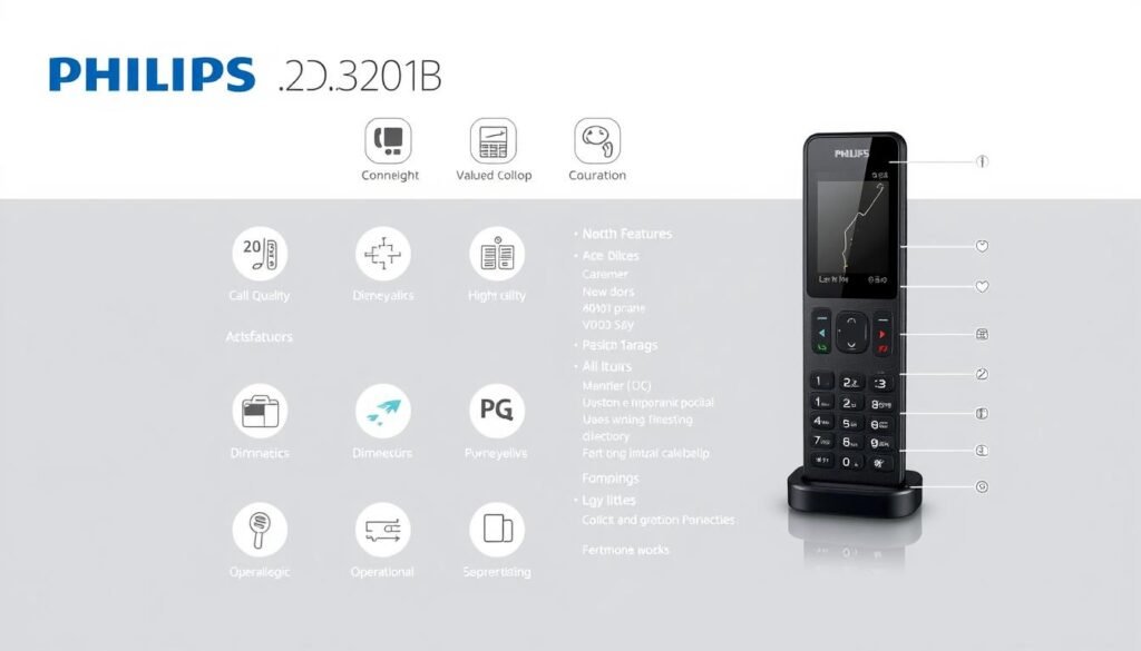 specyfikacja techniczna Philips D2301B