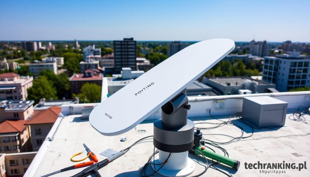 instalacja anteny Poynting XPOL-2 V3 instalacja anteny Poynting XPOL-2 V3