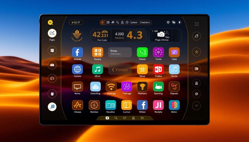 interfejs użytkownika Golden Interstar Alpha X