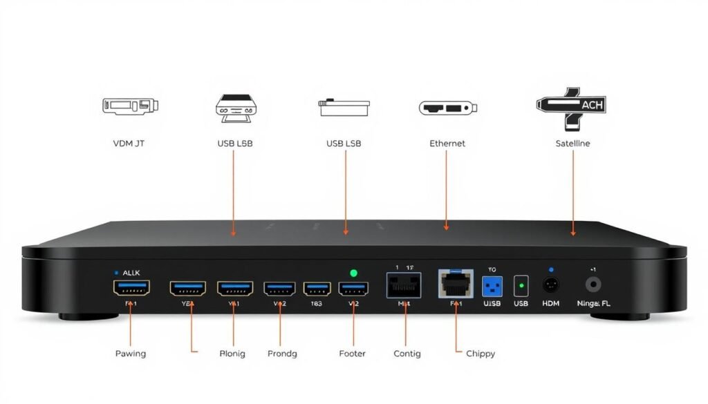 podłączenia i kompatybilność urządzenia VU+ Zero 4K