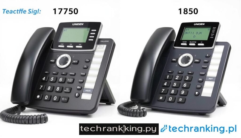 porównanie Uniden D1750 i D1760 porównanie Uniden D1750 i D1760