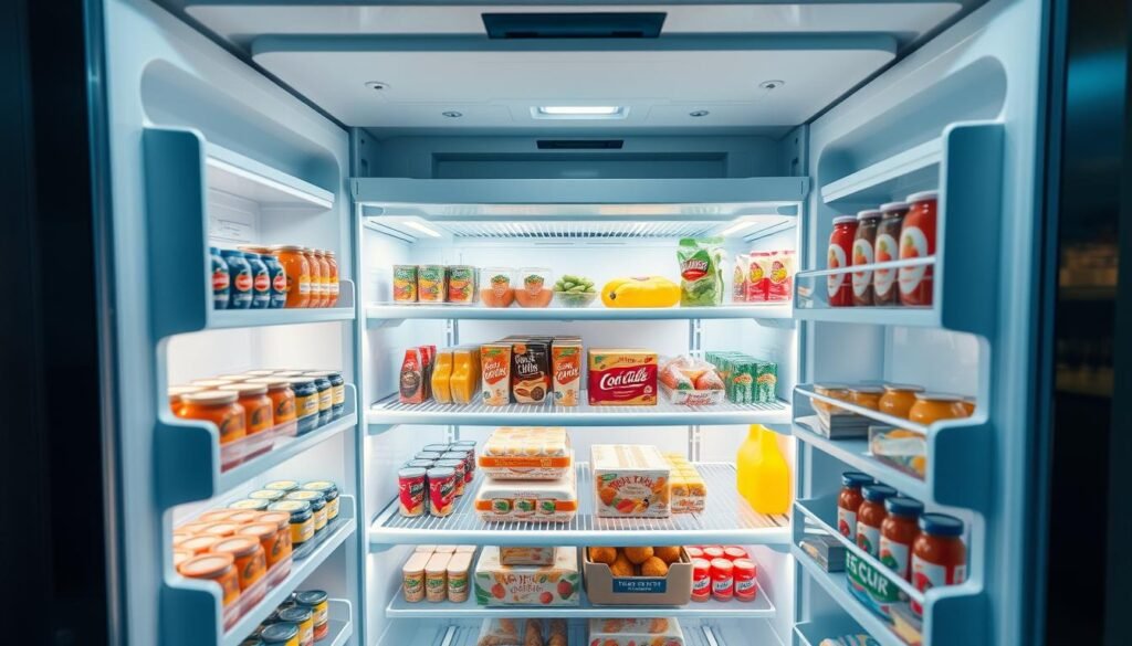 przestronność organizacja wnętrza półki