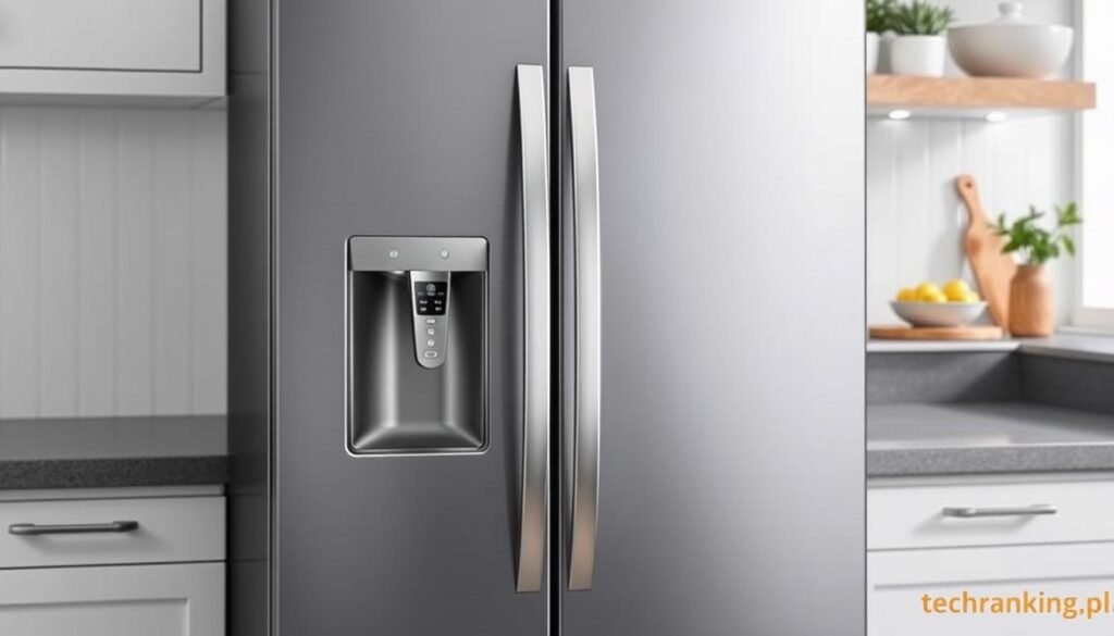 stylowy design lodówki Samsung RB38T676CSA