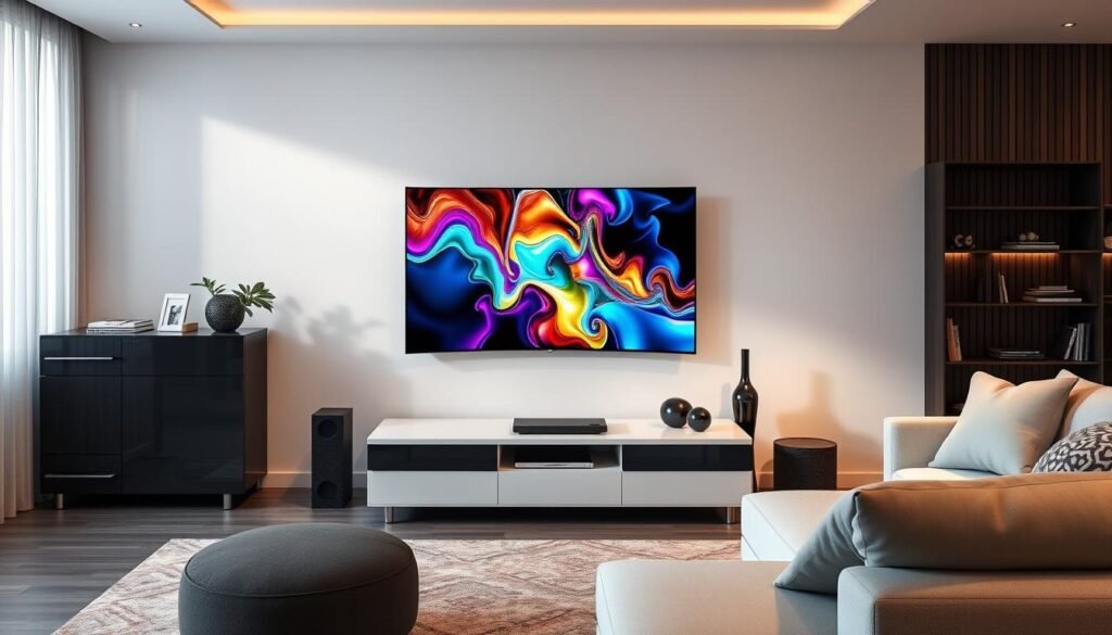 telewizor z zakrzywionym ekranem