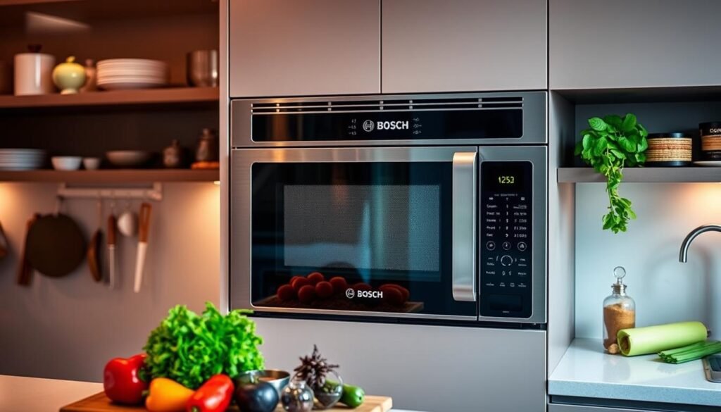 zastosowanie w kuchni mikrofala Bosch BFL634GS1
