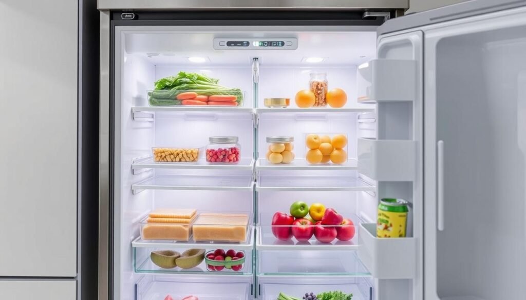 ergonomia ułożenie półek przechowywanie żywności