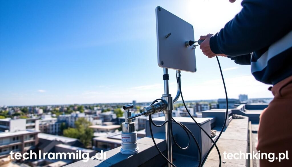 instalacja Alfa Network LTE Panel 10dBi instalacja Alfa Network LTE Panel 10dBi