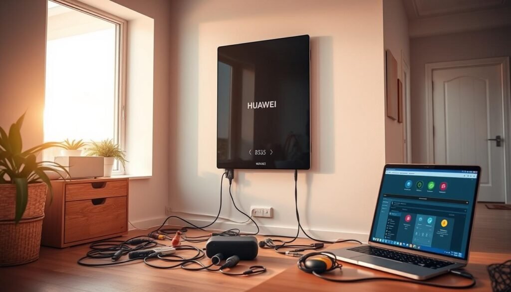 instalacja i konfiguracja Huawei B535 LTE Panel