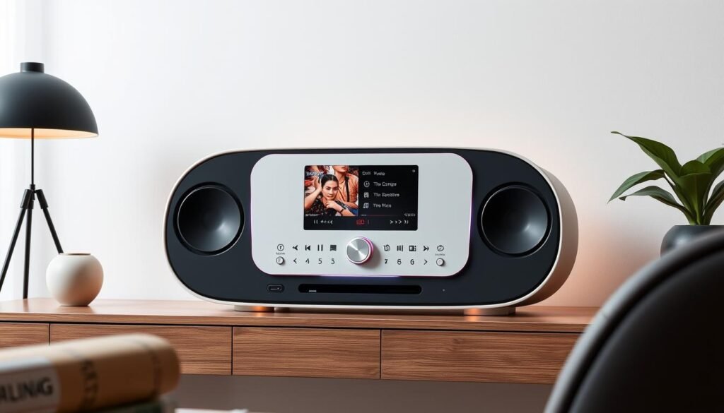 nowoczesny odtwarzacz muzyczny