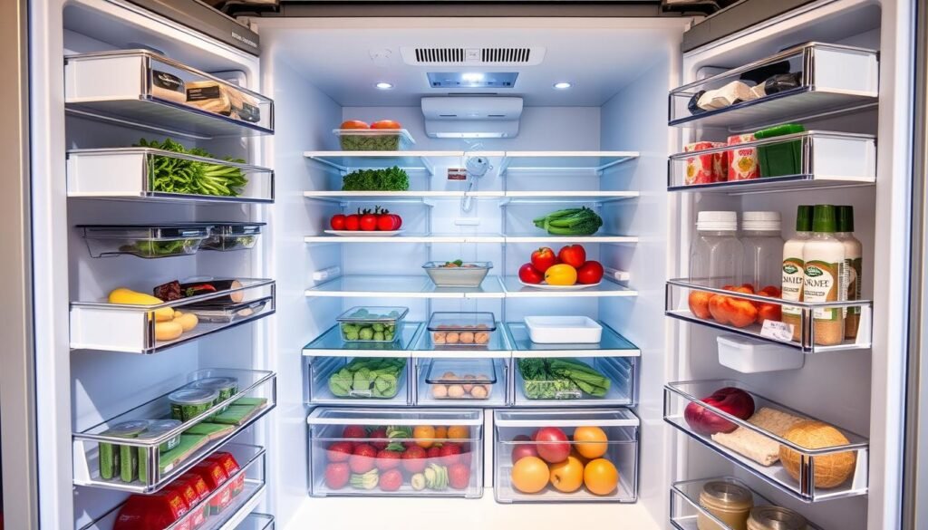 organizacja wnętrza pojemność lodówki Hisense RB645N4BFE