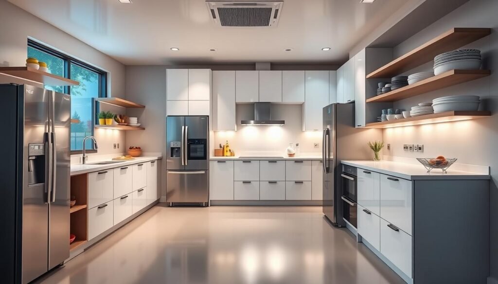 przestronność układ wnętrza Haier A3FE835CGJ