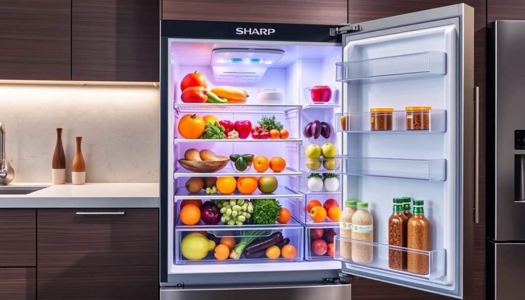 system No Frost w lodówkach Sharp SJ-BA05DMXWF-EU