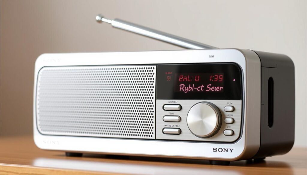 wygląd zewnętrzny radia Sony XDR-S41D