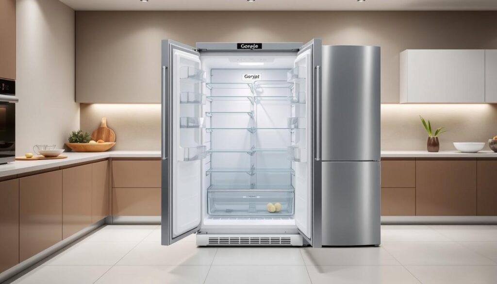 wymiary lodówki Gorenje NRK6202AXL4