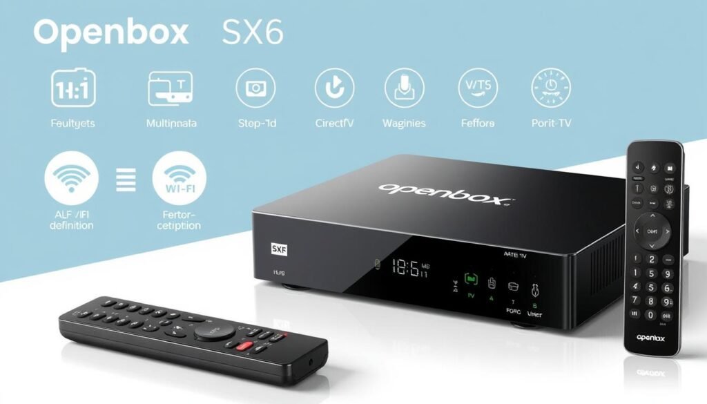 Dekoder Openbox SX6 HD z funkcjami multimedialnymi Dekoder Openbox SX6 HD z funkcjami multimedialnymi