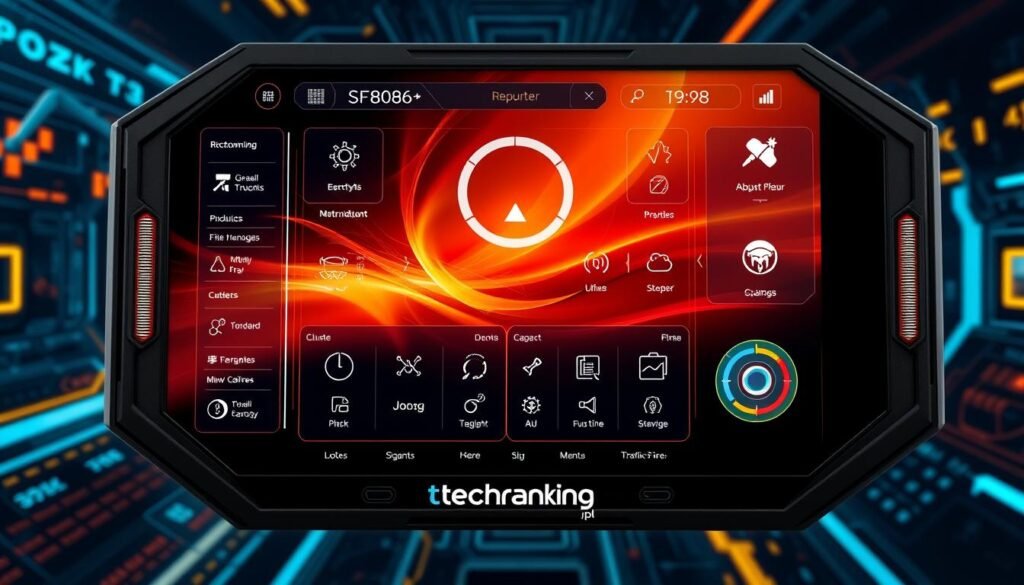 Interfejs użytkownika Octagon SF8008 Interfejs użytkownika Octagon SF8008