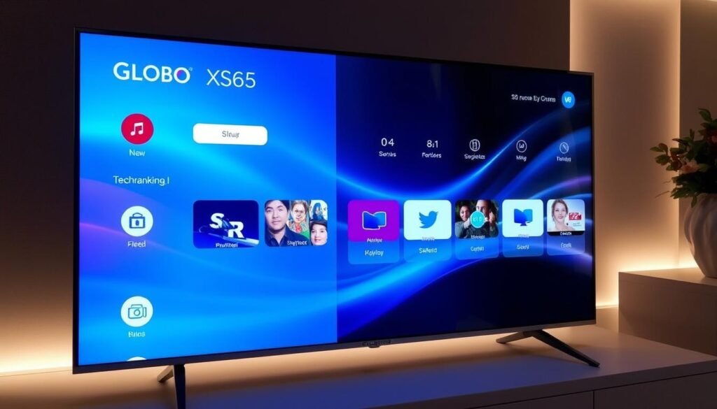 Globo XS65 smart TV interfejs