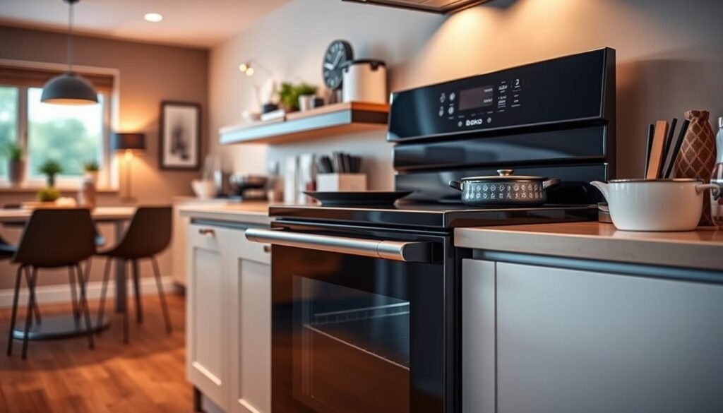 funkcje kuchenki Beko FSS 54000 DW