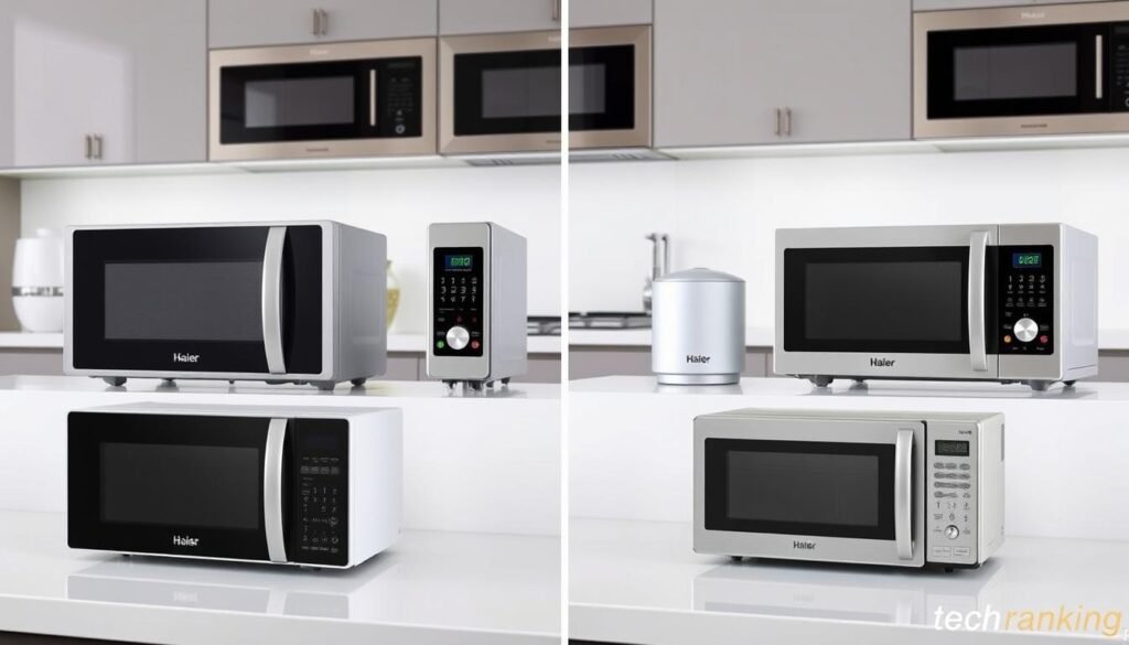 porównanie Haier HMWO-25UXT z innymi mikrofalówkami