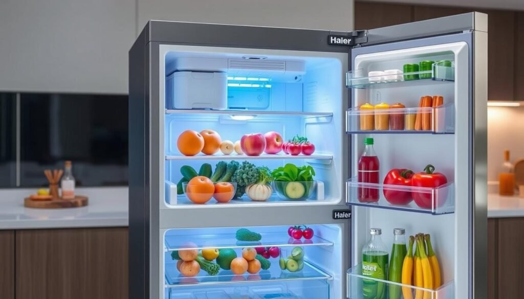 wydajność chłodzenia lodówki Haier HTF-456DM6