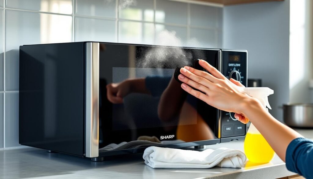 czyszczenie mikrofalówki