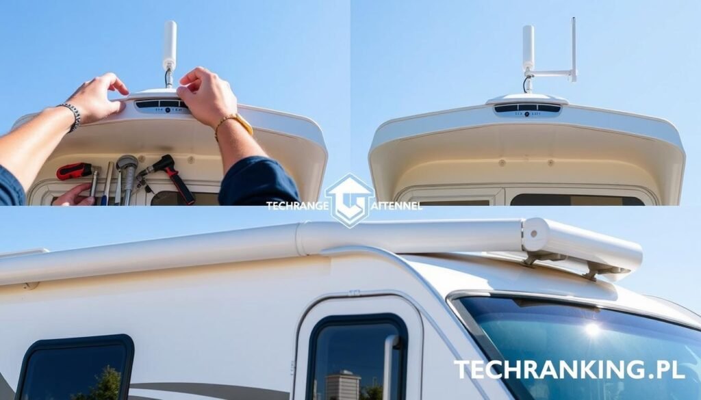 montaż anteny internetowej w kamperze montaż anteny internetowej w kamperze